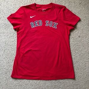 Nike Red Women's Red Sox Tee